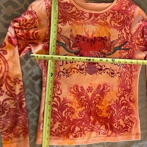 Harley Davidson heart top